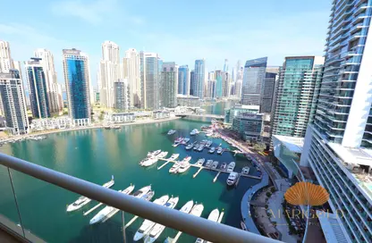 Apartment - 3 Bedrooms - 4 Bathrooms for rent in Marina Sail - Dubai Marina - Dubai