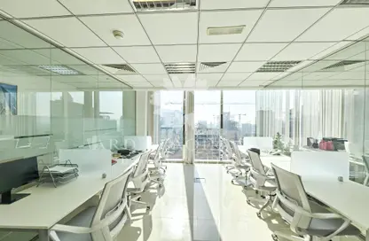 Office Space - Studio - 1 Bathroom for rent in The Prism - Business Bay - Dubai