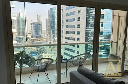 Apartment - Studio - 1 Bathroom for rent in The Royal Oceanic - Oceanic - Dubai Marina - Dubai