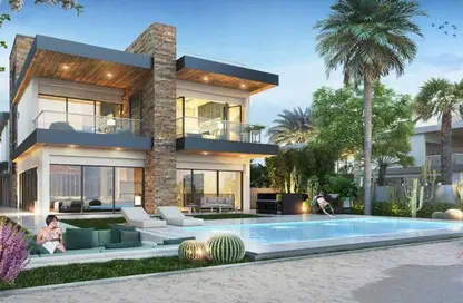 Townhouse - 5 Bedrooms - 6 Bathrooms for sale in Costa Brava 1 - Costa Brava at DAMAC Lagoons - Damac Lagoons - Dubai