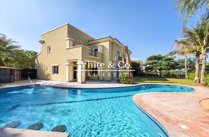 Villa - 5 Bedrooms - 6 Bathrooms for rent in Esmeralda - Victory Heights - Dubai Sports City - Dubai