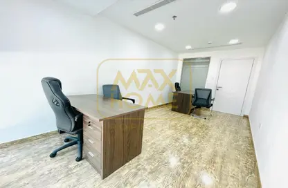 Office Space - Studio - 4 Bathrooms for rent in Hanging Garden Tower - Al Danah - Abu Dhabi