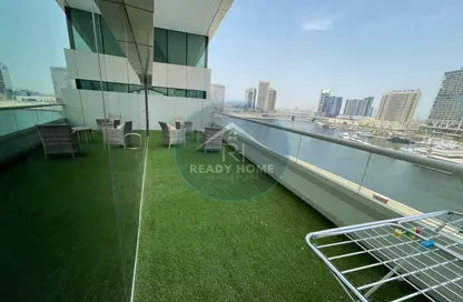 شقة - غرفة نوم - 2 حمامات للايجار في ووترز ايدج - الخليج التجاري - دبي