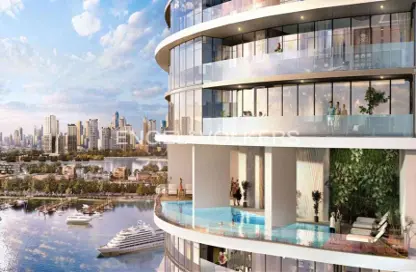 Apartment - 1 Bedroom - 2 Bathrooms for sale in Harbour Lights - Maritime City - Dubai