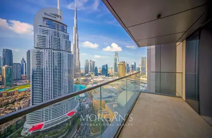 Apartment - 3 Bedrooms - 4 Bathrooms for rent in Boulevard Point - Downtown Dubai - Dubai