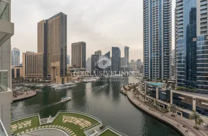 Apartment - 1 Bedroom - 2 Bathrooms for rent in Continental Tower - Dubai Marina - Dubai