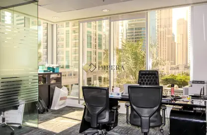 Office Space - Studio - 2 Bathrooms for rent in Dubai Marina - Dubai