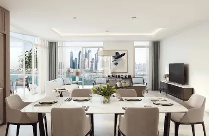 Apartment - 2 Bedrooms - 2 Bathrooms for sale in Palace Beach Residence - EMAAR Beachfront - Dubai Harbour - Dubai