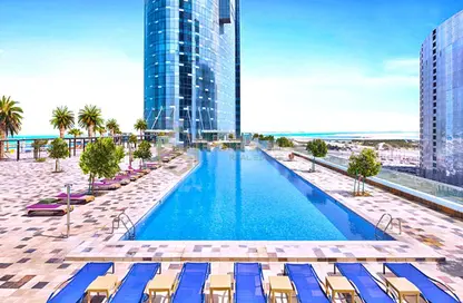 Apartment - 2 Bedrooms - 3 Bathrooms for rent in Sun Tower - Shams Abu Dhabi - Al Reem Island - Abu Dhabi