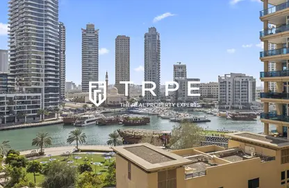 Apartment - 1 Bathroom for sale in Sparkle Tower 2 - Sparkle Towers - Dubai Marina - Dubai