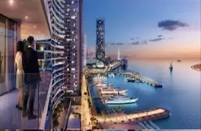 Apartment - 1 Bedroom - 1 Bathroom for sale in Seapoint - EMAAR Beachfront - Dubai Harbour - Dubai