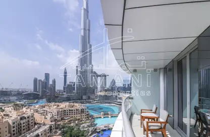 Balcony image for: Apartment - 2 Bedrooms - 3 Bathrooms for sale in Burj Lake Hotel - The Address DownTown - Downtown Dubai - Dubai, Image 1