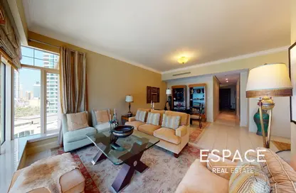 Apartment - 3 Bedrooms - 4 Bathrooms for rent in Al Anbar Tower - Emaar 6 Towers - Dubai Marina - Dubai