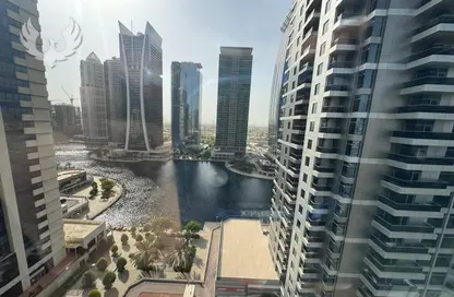 Apartment - 1 Bedroom - 2 Bathrooms for rent in Green Lakes Towers - JLT Cluster S - Jumeirah Lake Towers - Dubai