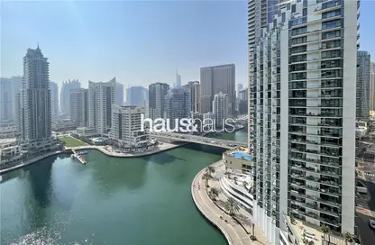 Apartment - 1 Bedroom - 2 Bathrooms for rent in Sanibel Tower - Park Island - Dubai Marina - Dubai