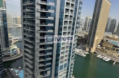 Apartment - 1 Bedroom - 2 Bathrooms for rent in Bay Central West - Bay Central - Dubai Marina - Dubai