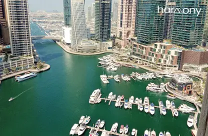 Apartment - 2 Bedrooms - 2 Bathrooms for rent in Al Habtoor Tower - Dubai Marina - Dubai