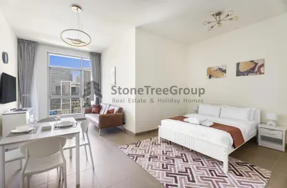 Apartment - 1 Bathroom for rent in Hamilton Tower - Business Bay - Dubai