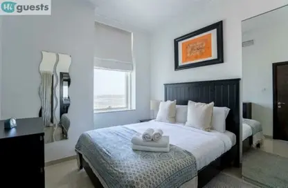 صورة لـ غرفة- غرفة النوم شقة - غرفة نوم - 2 حمامات للايجار في برج بوتانيكا - دبي مارينا - دبي ، صورة رقم 1