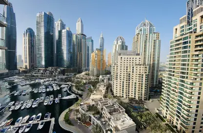 Apartment - 1 Bedroom - 1 Bathroom for rent in Al Habtoor Tower - Dubai Marina - Dubai