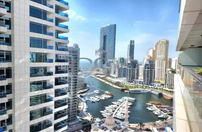 Apartment - 1 Bedroom - 2 Bathrooms for rent in Escan Tower - Dubai Marina - Dubai