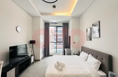 Apartment - Studio - 1 Bathroom for rent in Oval Tower - Business Bay - Dubai