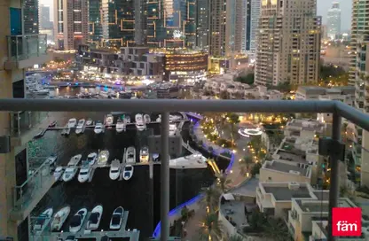 Apartment - 1 Bedroom - 1 Bathroom for rent in Al Habtoor Tower - Dubai Marina - Dubai