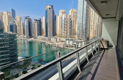 Apartment - 2 Bedrooms - 2 Bathrooms for rent in Silverene Tower A - Silverene - Dubai Marina - Dubai