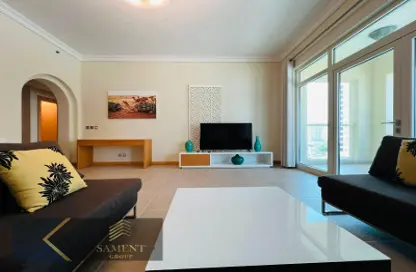 Apartment - 2 Bedrooms - 2 Bathrooms for rent in Al Das - Shoreline Apartments - Palm Jumeirah - Dubai