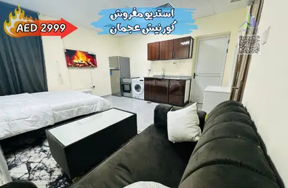 Apartment - Studio - 1 Bathroom for rent in Fairmont Ajman - Al Nakhil 2 - Al Nakhil - Ajman