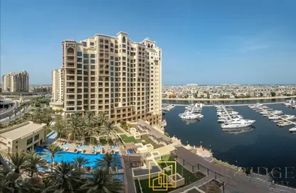 Apartment - 2 Bedrooms - 4 Bathrooms for rent in Marina Residences 3 - Marina Residences - Palm Jumeirah - Dubai