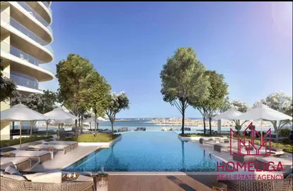 Apartment - 1 Bedroom - 1 Bathroom for sale in Grand Bleu Tower 2 - EMAAR Beachfront - Dubai Harbour - Dubai