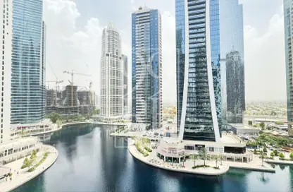 Office Space - Studio - 2 Bathrooms for sale in One Lake Plaza - JLT Cluster T - Jumeirah Lake Towers - Dubai