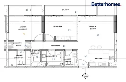 Apartment - 2 Bedrooms - 3 Bathrooms for sale in MISK Apartments - Aljada - Sharjah