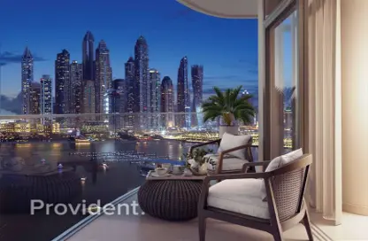 Apartment - 3 Bedrooms - 4 Bathrooms for sale in Palace Beach Residence - EMAAR Beachfront - Dubai Harbour - Dubai