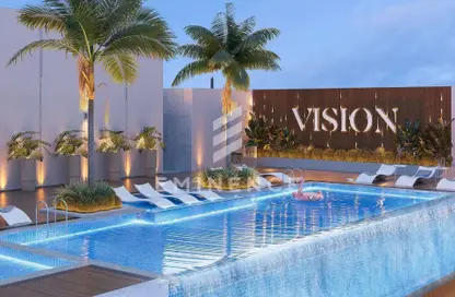 Apartment - 2 Bedrooms - 3 Bathrooms for sale in Pearls by Vision - Dubai Silicon Oasis - Dubai