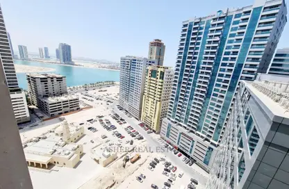 Apartment - 1 Bedroom - 2 Bathrooms for rent in Al Hafeet Tower - Al Khan - Sharjah