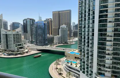 Apartment - 1 Bedroom - 2 Bathrooms for rent in Sanibel Tower - Park Island - Dubai Marina - Dubai