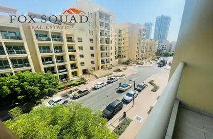 Apartment - 1 Bathroom for rent in Al Dhafra 3 - Al Dhafra - Greens - Dubai