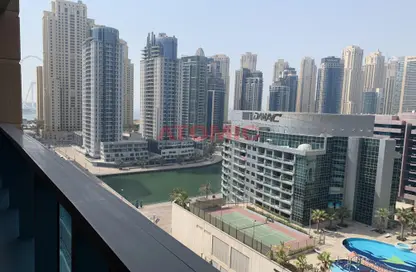 Apartment - 2 Bedrooms - 1 Bathroom for rent in Zumurud Tower - Dubai Marina - Dubai