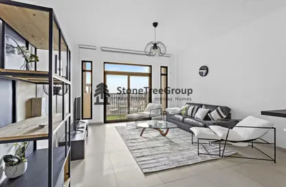 Living Room image for: Apartment - 1 Bedroom - 1 Bathroom for rent in Rahaal - Madinat Jumeirah Living - Umm Suqeim - Dubai, Image 1
