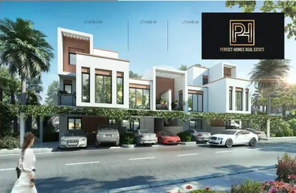 Townhouse - 4 Bedrooms - 3 Bathrooms for sale in Costa Brava 1 - Costa Brava at DAMAC Lagoons - Damac Lagoons - Dubai