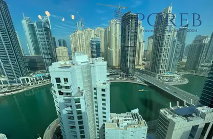 Apartment - 1 Bedroom - 2 Bathrooms for rent in Dubai Marina Moon - Dubai Marina - Dubai