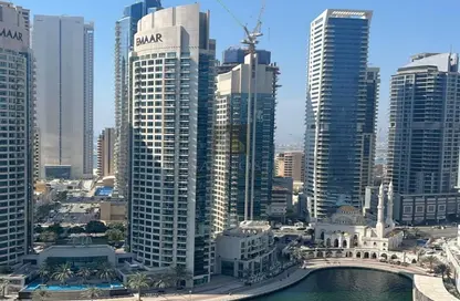 Apartment - 2 Bedrooms - 3 Bathrooms for rent in Time Place Tower - Dubai Marina - Dubai