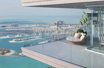 Apartment - 4 Bedrooms - 4 Bathrooms for sale in Seapoint - EMAAR Beachfront - Dubai Harbour - Dubai