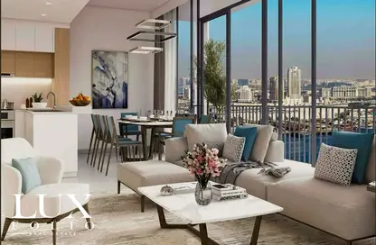 Apartment - 1 Bedroom - 1 Bathroom for sale in Seapoint - EMAAR Beachfront - Dubai Harbour - Dubai