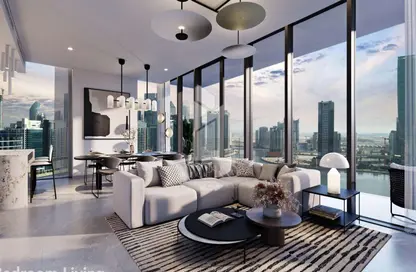 Apartment - 1 Bedroom - 2 Bathrooms for sale in Peninsula Four - Peninsula - Business Bay - Dubai