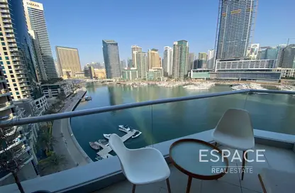 Apartment - 2 Bedrooms - 3 Bathrooms for rent in Aurora Tower - Marina Promenade - Dubai Marina - Dubai