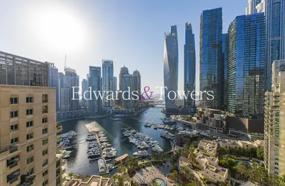 Apartment - 2 Bedrooms - 3 Bathrooms for rent in Al Mesk Tower - Emaar 6 Towers - Dubai Marina - Dubai