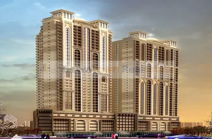 Apartment - 1 Bedroom - 1 Bathroom for sale in Tower C2 - Ajman Pearl Towers - Ajman Downtown - Ajman